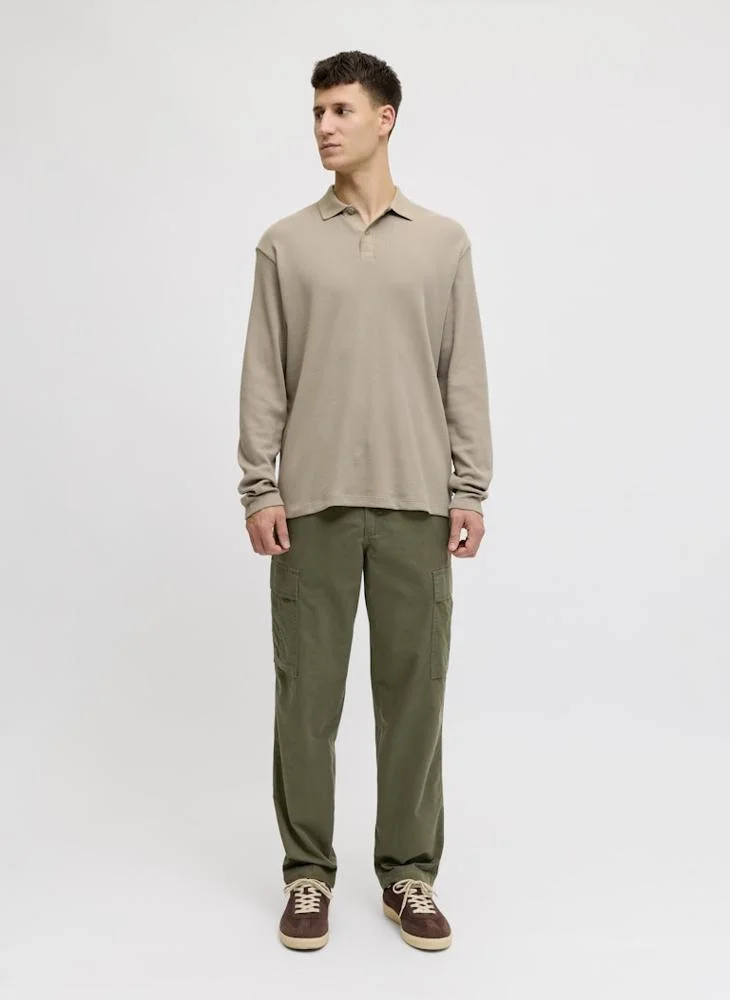 JJ Rebel  Regular Fit Cargo Pants for Men | Best Price UAE